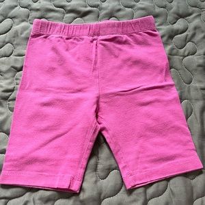 girls toddler pink stretchy shorts